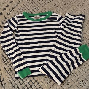 Hanna Andersson Striped Pajama Set Sz 10